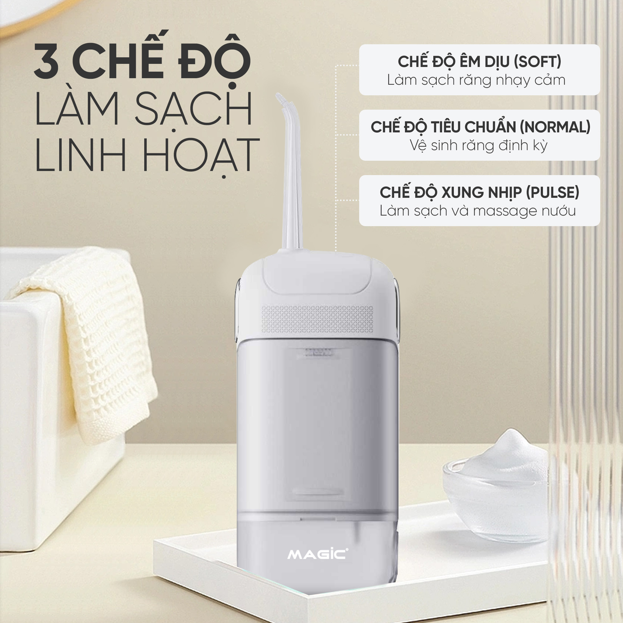 Tăm nước MAGIC B-02 Pro - ảnh 2