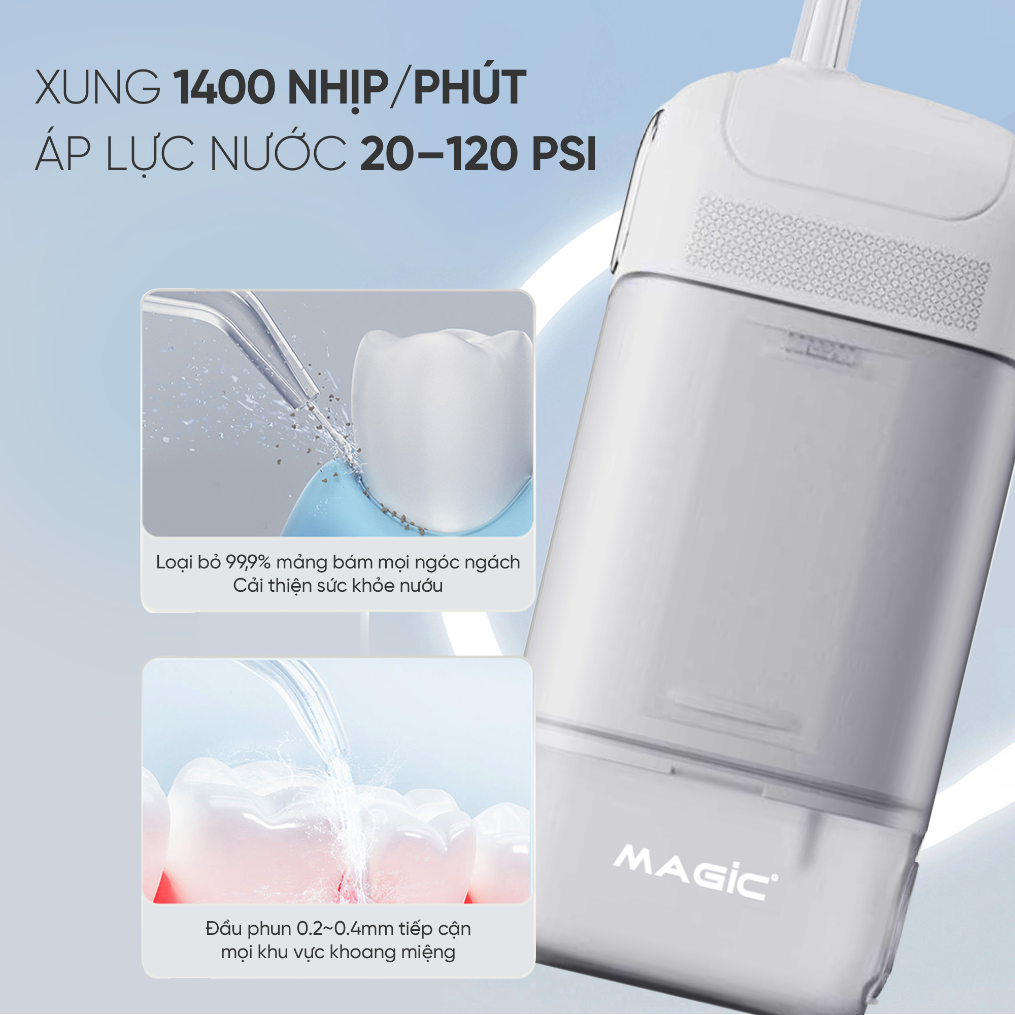Tăm nước MAGIC B-02 Pro - ảnh 3